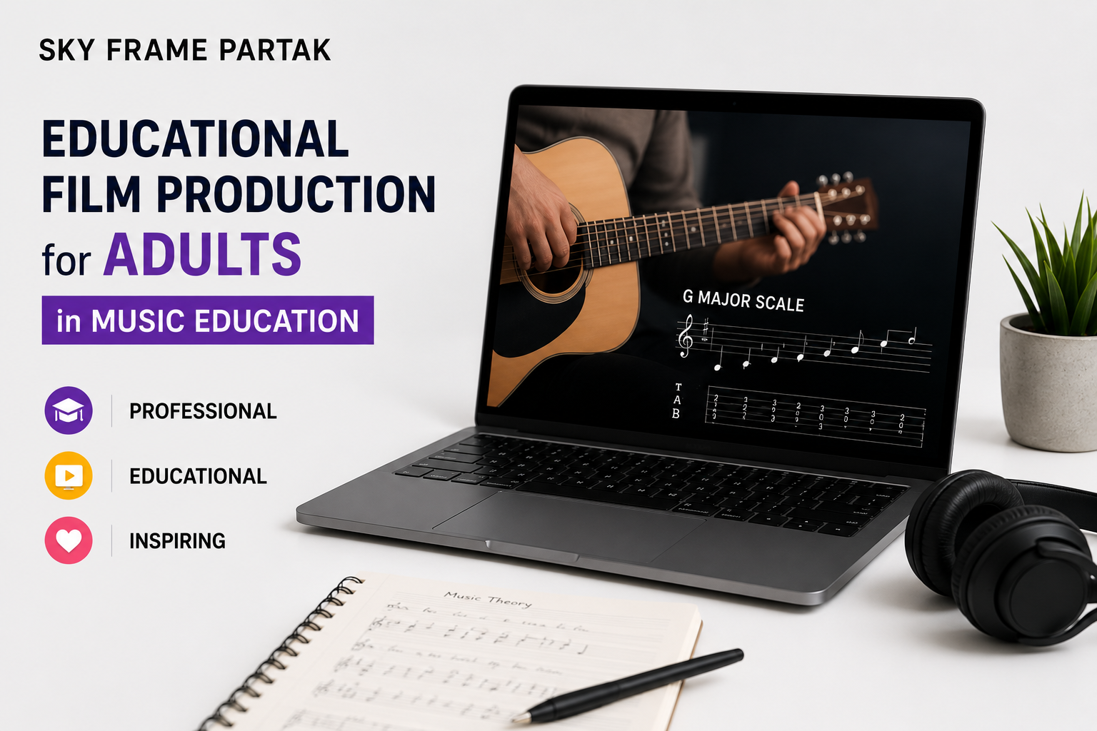 Produce Professional Music Education Through Cinematic Learning